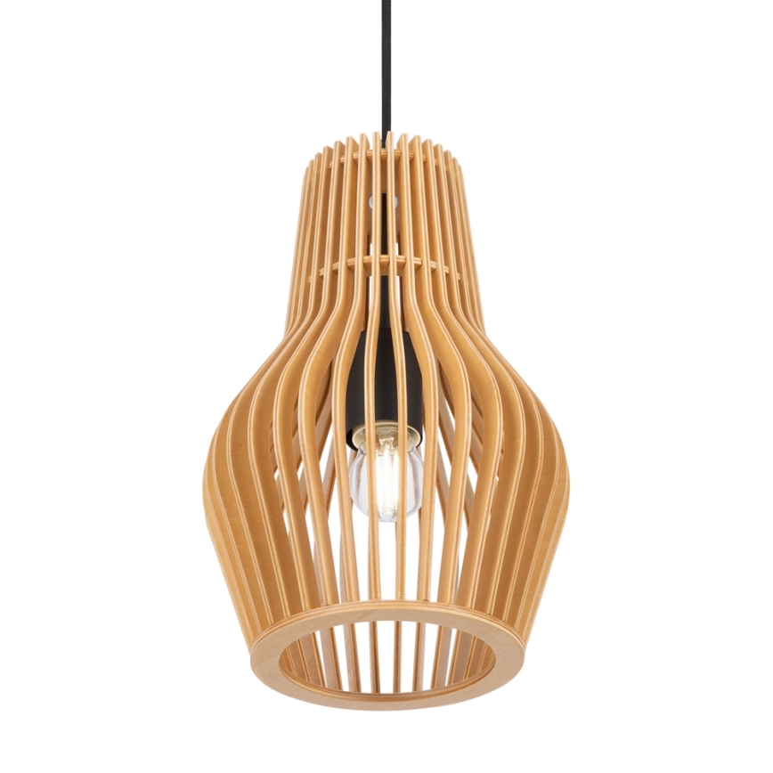 Maytoni MOD191PL-01W - Candeeiro suspenso ROOTS 1xE27/40W/230V diâmetro 20 cm bege