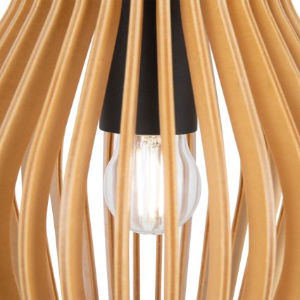 Maytoni MOD191PL-01W - Candeeiro suspenso ROOTS 1xE27/40W/230V diâmetro 20 cm bege