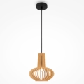 Maytoni MOD193PL-01W - Candeeiro suspenso ROOTS 1xE27/40W/230V diâmetro 22,5 cm bege