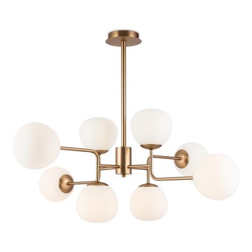 Maytoni MOD221-PL-08-G - Candelabro suspenso ERICH 8xE14/40W/230V cobre