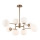 Maytoni MOD221-PL-08-G - Candelabro suspenso ERICH 8xE14/40W/230V cobre
