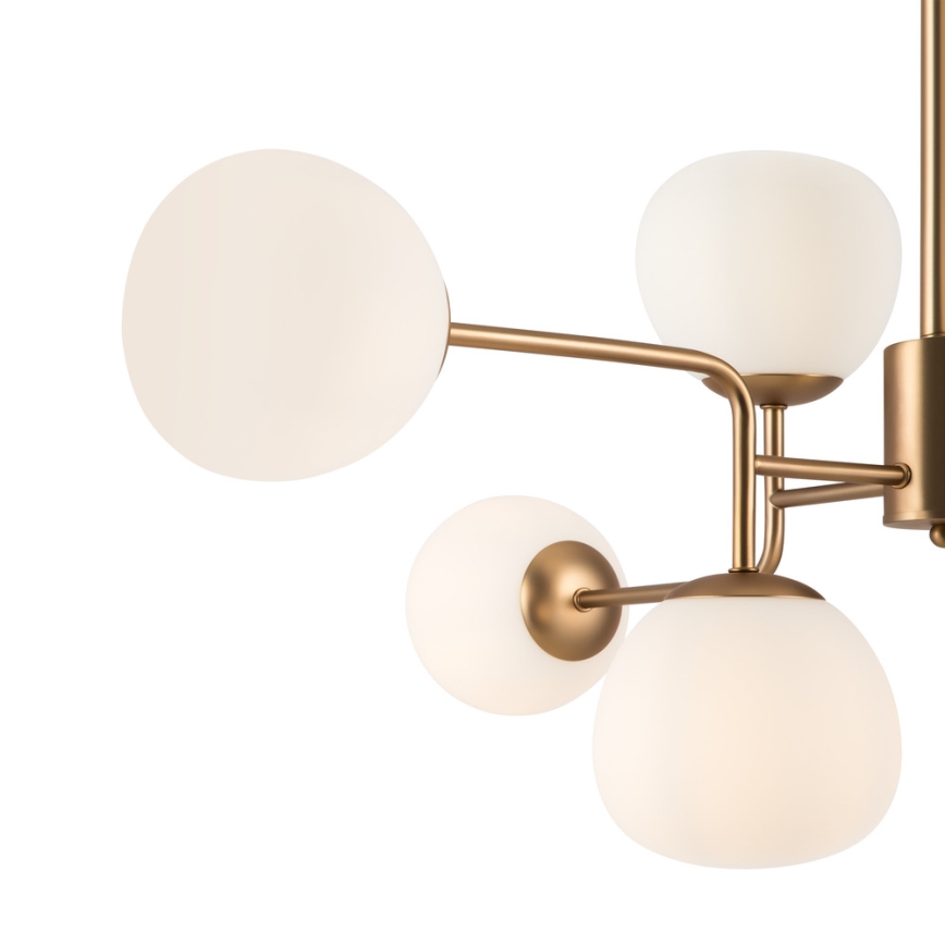 Maytoni MOD221-PL-08-G - Candelabro suspenso ERICH 8xE14/40W/230V cobre