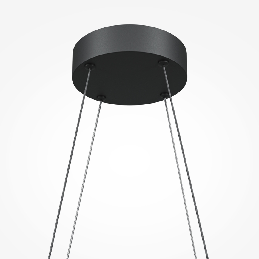 Maytoni MOD244PL-L50BK - Lustre LED suspenso por cabo HALO LED/40W/230V preto