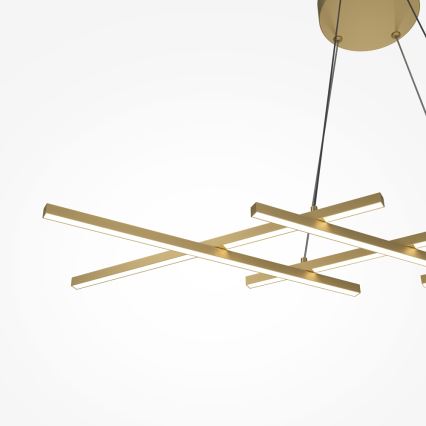 Maytoni MOD244PL-L50BSK - Lustre LED suspenso por cabo HALO LED/40W/230V dourado