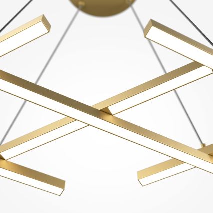 Maytoni MOD244PL-L50BSK - Lustre LED suspenso por cabo HALO LED/40W/230V dourado