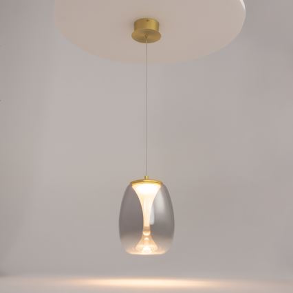 Maytoni MOD282PL-L8G3K - Candeeiro suspenso LED SPLASH LED/7W/230V 3000K dourado