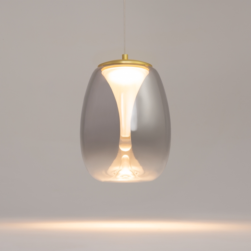 Maytoni MOD282PL-L8G3K - Candeeiro suspenso LED SPLASH LED/7W/230V 3000K dourado