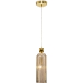 Maytoni MOD302PL-01CG - Candeeiro suspenso ANTIC 1xE14/40W/230V dourado/bege