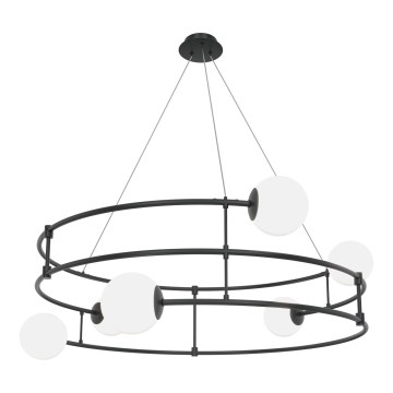 Maytoni MOD317PL-06B - Candeeiro suspenso BALANCE 6xG9/40W/230V preto