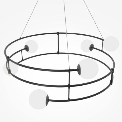 Maytoni MOD317PL-06B - Candeeiro suspenso BALANCE 6xG9/40W/230V preto