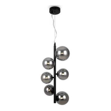 Maytoni MOD545PL-06B - Candelabro suspenso DALLAS 6xG9/28W/230V preto