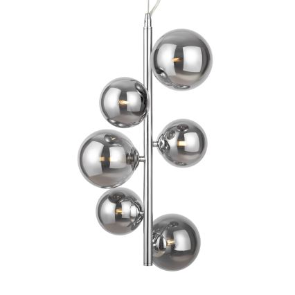 Maytoni MOD545PL-06CH - Candeeiro suspenso DALLAS 6xG9/28W/230V cromado brilhante