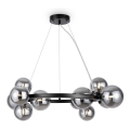 Maytoni MOD545PL-11B - Candelabro suspenso DALLAS 11xG9/28W/230V preto
