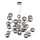 Maytoni MOD545PL-24CH - Lustre suspenso em cabo DALLAS 24xG9/28W/230V fumê
