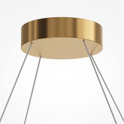 Maytoni MOD555PL-L35G3K - Candeeiro suspenso LED AMULET LED/40W/230V 3000K dourado