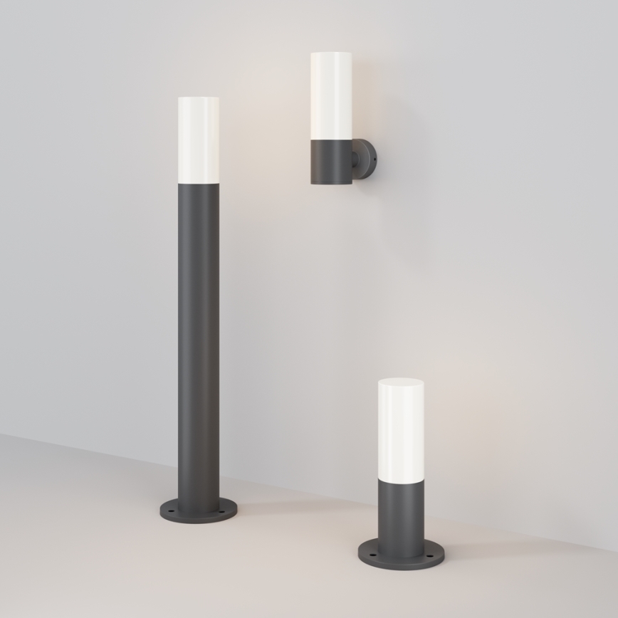 Maytoni O418FL-01GR - Candeeiro exterior WILLIS 1xE27/60W/230V 30 cm IP54 antracite