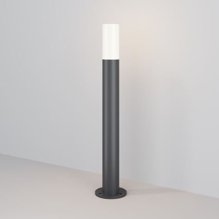 Maytoni O418FL-01GR1 - Candeeiro exterior WILLIS 1xE27/60W/230V 80 cm IP54 antracite