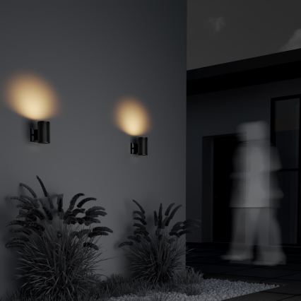 Maytoni O419WL-01B - Aplique de parede para exterior RANDO 1xE27/60W/230V IP54 preto