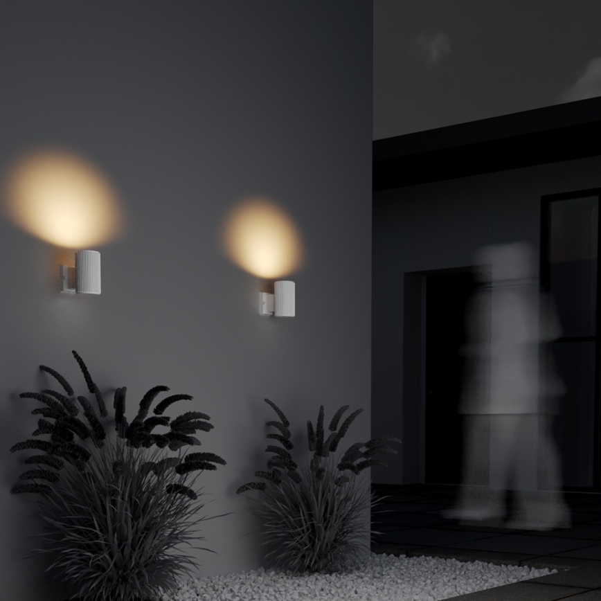 Maytoni O419WL-01W - Arandela exterior RANDO 1xE27/60W/230V IP54 branca