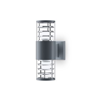 Maytoni O576WL-02GR - Iluminação de parede exterior BRONX 2xE27/60W/230V IP54 antracite