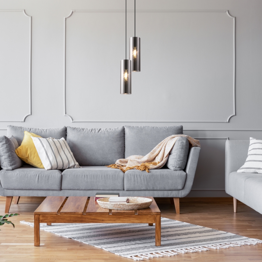 Maytoni P011PL-01CH - Candeeiro suspenso GIOIA 1xE14/40W/230V preto