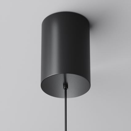 Maytoni P076PL-L12W3K-B - Candeeiro suspenso LED PLATO LED/12W/230V 3000K preto