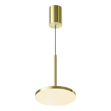 Maytoni P076PL-L12W3K-BS - Candeeiro suspenso LED PLATO LED/12W/230V 3000K dourado