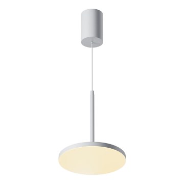 Maytoni P076PL-L12W3K-W - Candeeiro suspenso LED PLATO LED/12W/230V 3000K branco