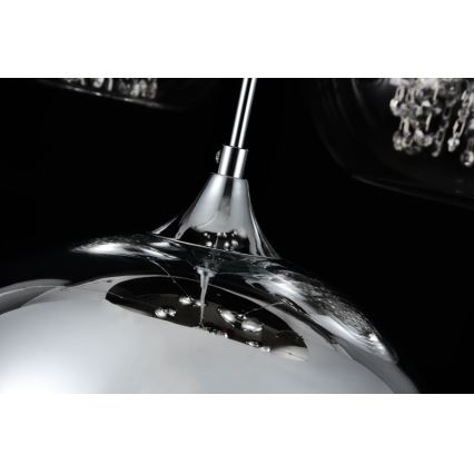 Maytoni P140-PL-170-5-N - Candeeiro suspenso FERMI 5xE27/60W/230V cromado brilhante