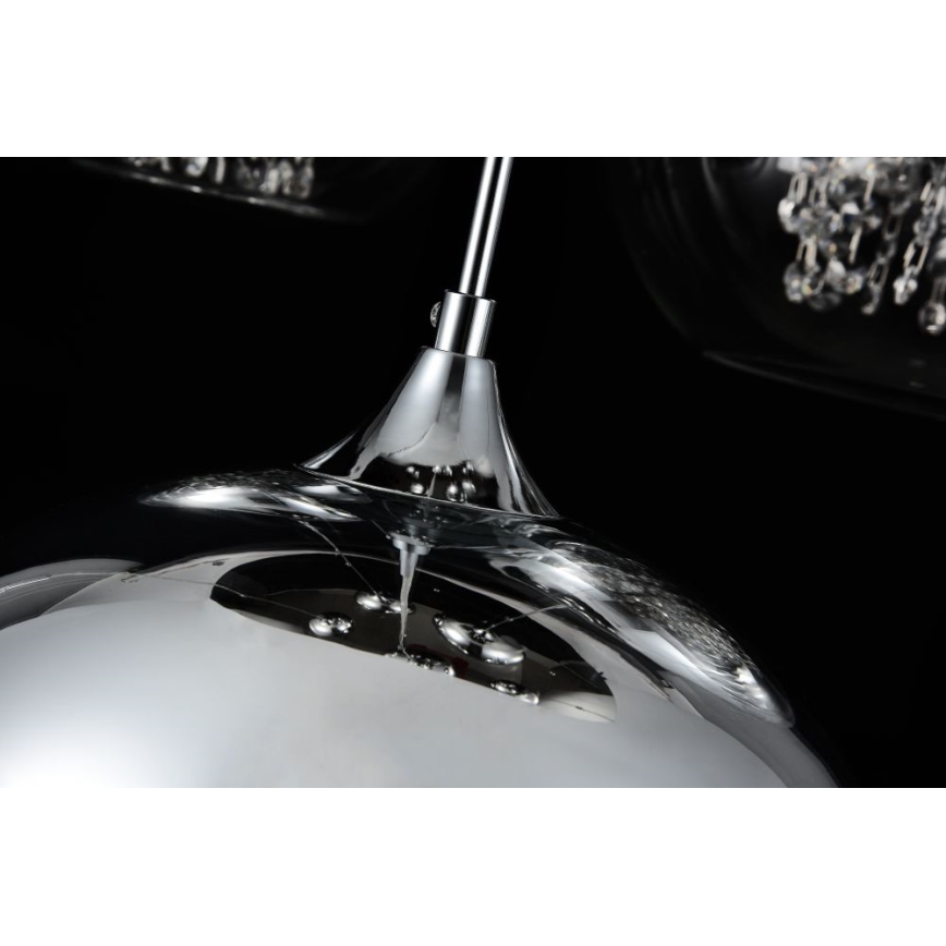 Maytoni P140-PL-170-5-N - Candeeiro suspenso FERMI 5xE27/60W/230V cromado brilhante