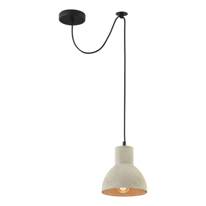 Maytoni T434-PL-01-GR - Candeeiro suspenso BRONI 1xE27/60W/230V diâmetro 16 cm cinzento