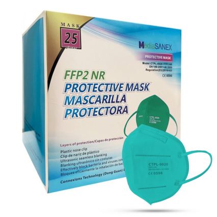 Media Sanex Máscara FFP2 NR / KN95 mentol 1pc