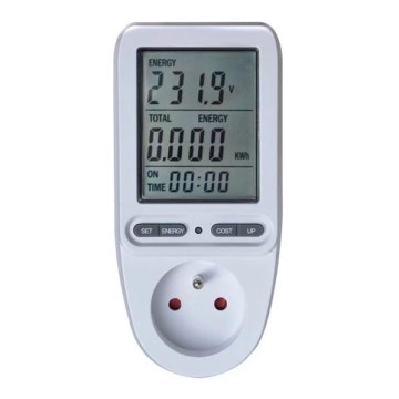 Medidor de consumo de energia elétrica 3680W/230V