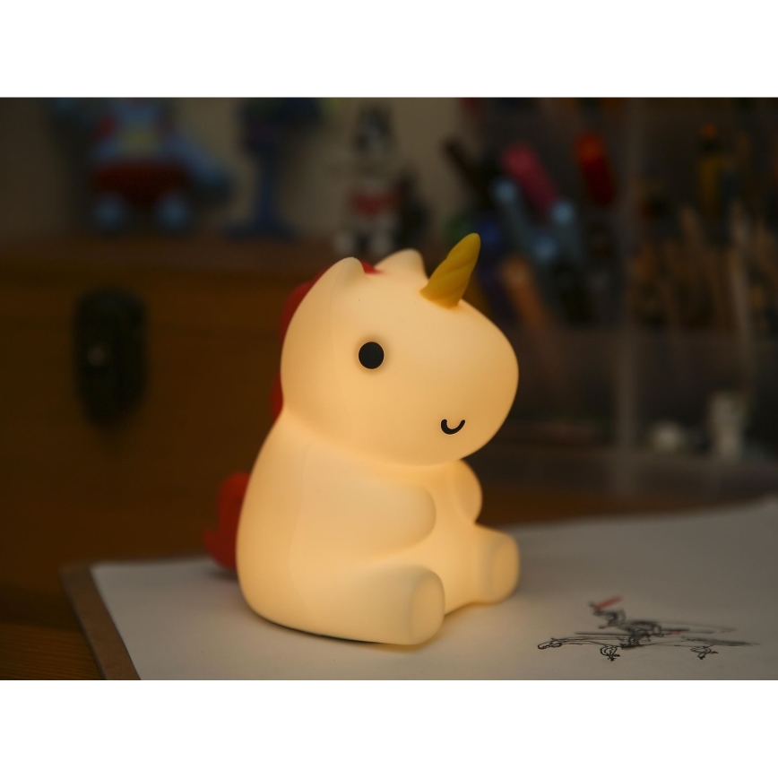 MegaLight - Candeeiro tátil LED RGB regulável para crianças MAGGY MAGIC LED/5V