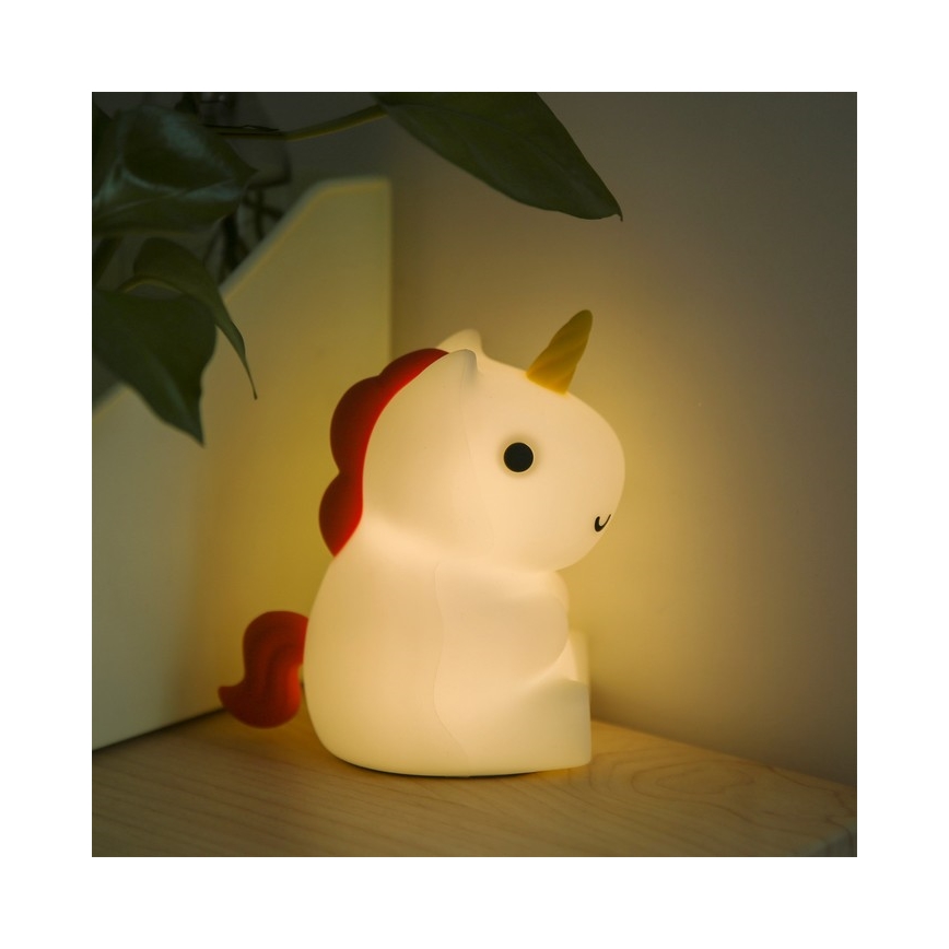 MegaLight - Candeeiro tátil LED RGB regulável para crianças MAGGY MAGIC LED/5V