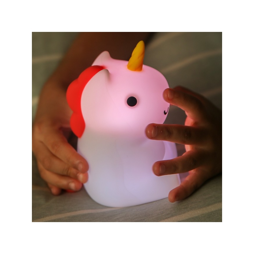 MegaLight - Candeeiro tátil LED RGB regulável para crianças MAGGY MAGIC LED/5V