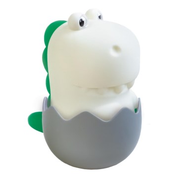 MegaLight - Candeeiro tátil para crianças LED RGB regulável DIGGY DINO LED/5V