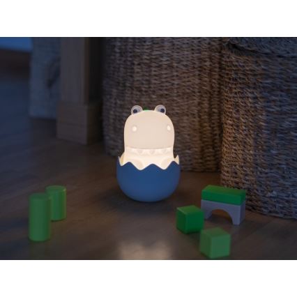 MegaLight - Candeeiro tátil para crianças LED RGB regulável DIGGY DINO LED/5V