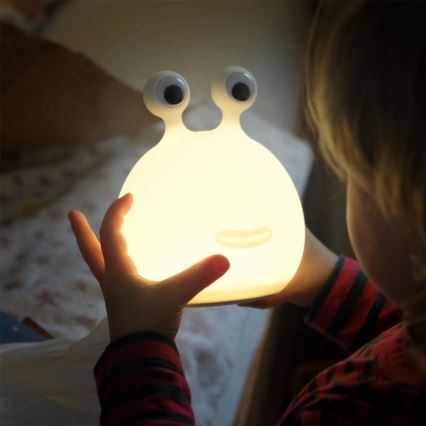 MegaLight - Candeeiro tátil para crianças LED RGB regulável MOMO MOON LED/5V