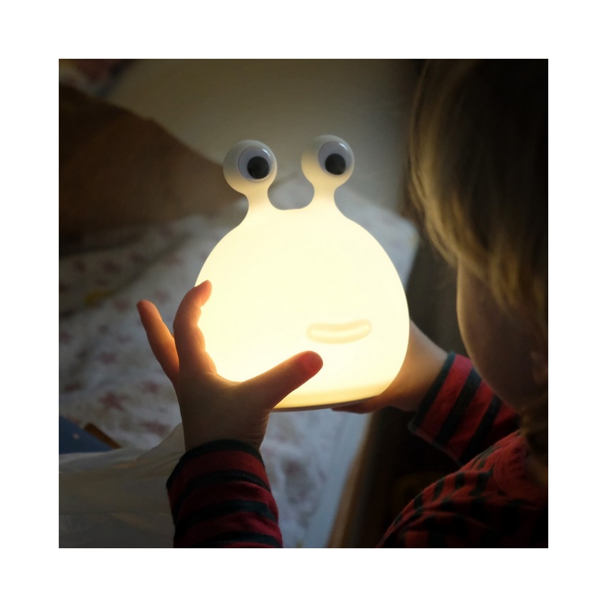 MegaLight - Candeeiro tátil para crianças LED RGB regulável MOMO MOON LED/5V