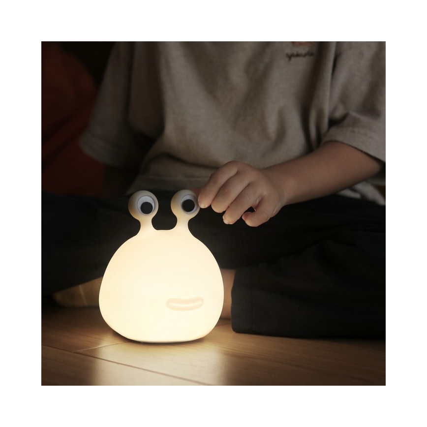 MegaLight - Candeeiro tátil para crianças LED RGB regulável MOMO MOON LED/5V