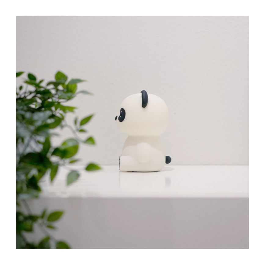 MegaLight - Candeeiro tátil para crianças LED RGB regulável PADDY PANDA LED/5V