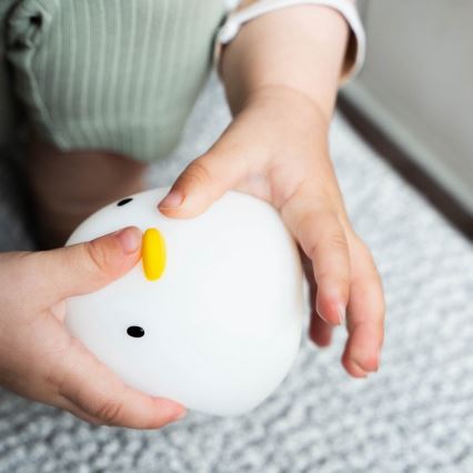 MegaLight - Luz LED RGB tátil de banheira  para crianças SWIMMY DUCK LED/5V