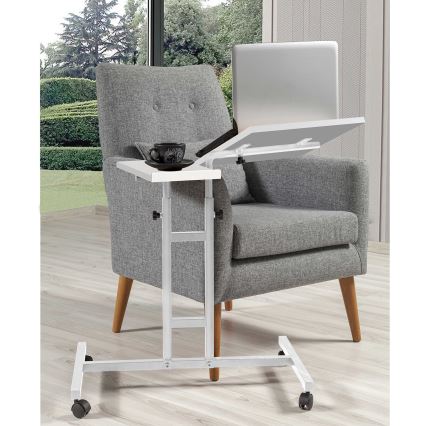 Mesa ajustável GLEN 87x67 cm branco