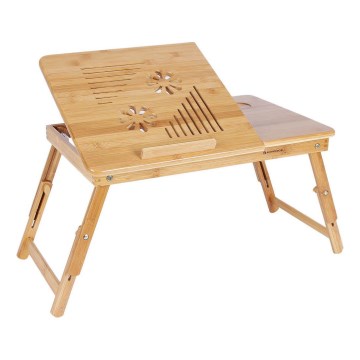 Mesa ajustável para computador para a cama LAT, castanha