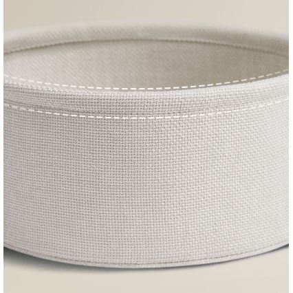 Mesa auxiliar NOIRA creme/branco