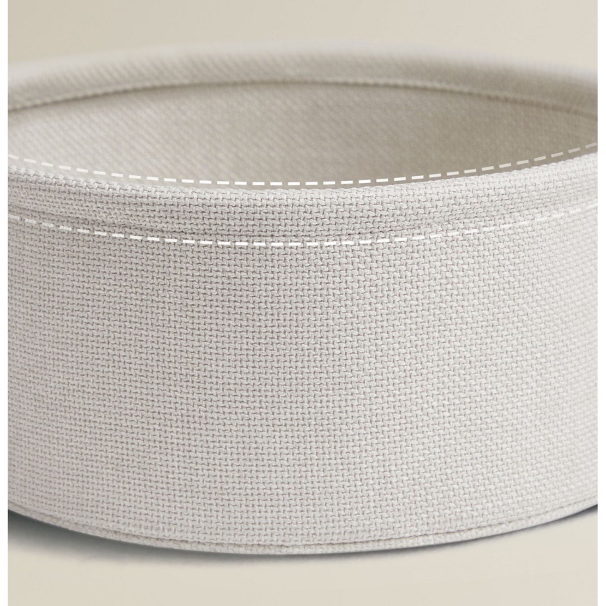 Mesa auxiliar NOIRA creme/branco