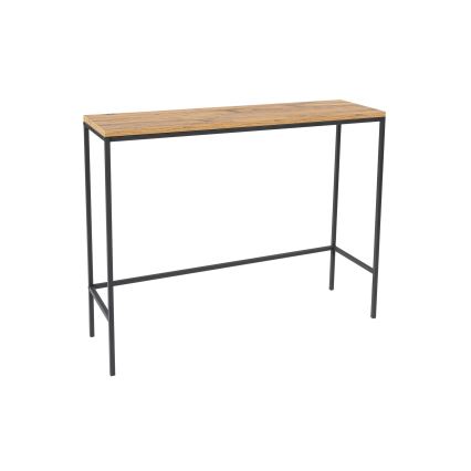 Mesa de apoio CANVAS 80x100 cm pinho atlantic/preto