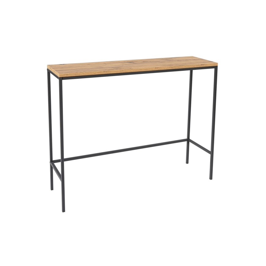 Mesa de apoio CANVAS 80x100 cm pinho atlantic/preto