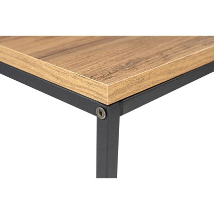 Mesa de apoio CANVAS 80x100 cm pinho atlantic/preto